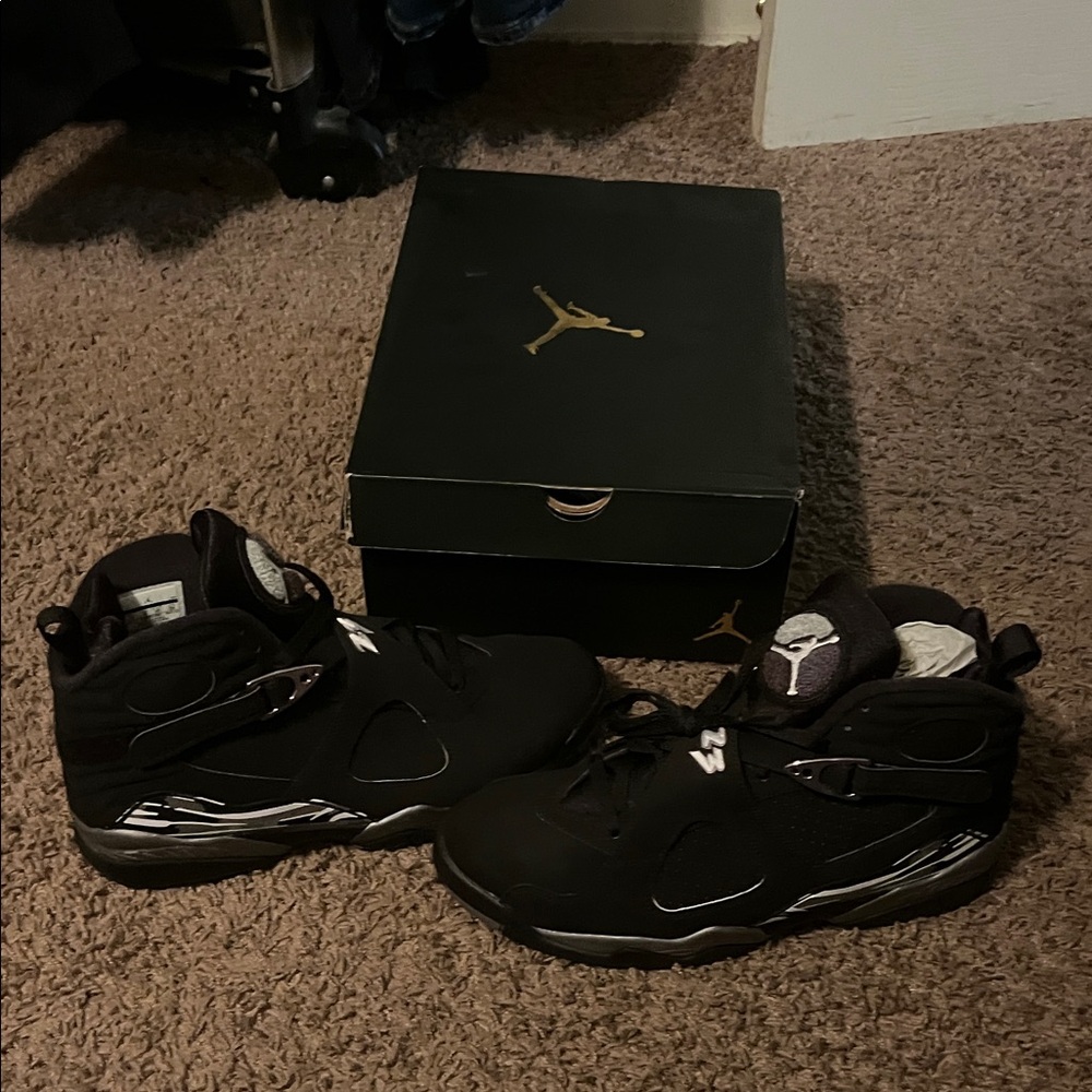 Jordan Black and White Kids Sneakers